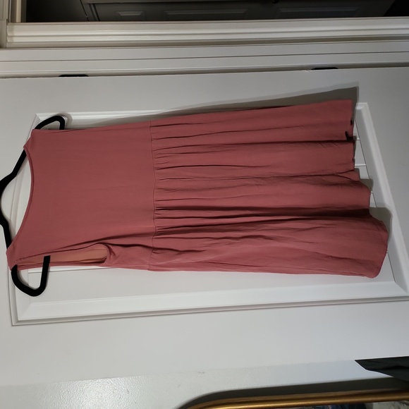 JUNIORS PINK LILY BABY DOLL DRESS SIZE SMALL - Picture 3 of 4